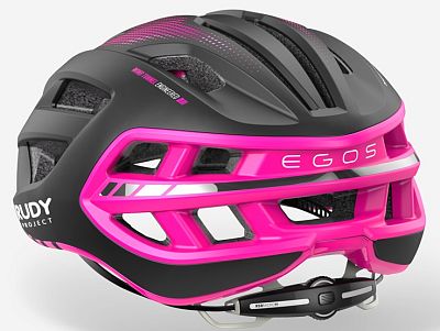 Превью  Шлем велосипедный RUDY PROJECT Egos Black/Pink Fluo Matte